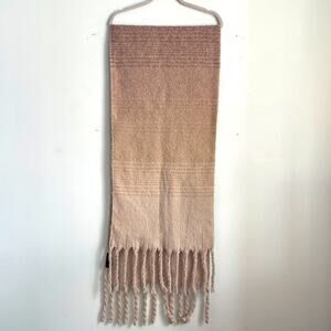 Marcus Adler ombré fringe hem plush super soft scarf